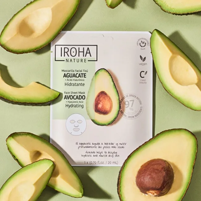 Iroha Avocado Face Sheet Mask thumbnail 2