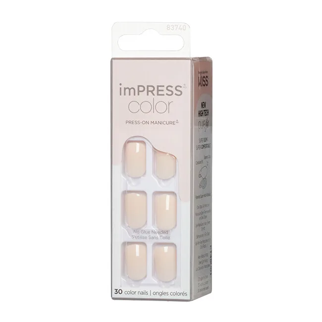 Kiss Kiss Self-adhesive nails imPRESS Color Point Pink 30 pcs thumbnail 2