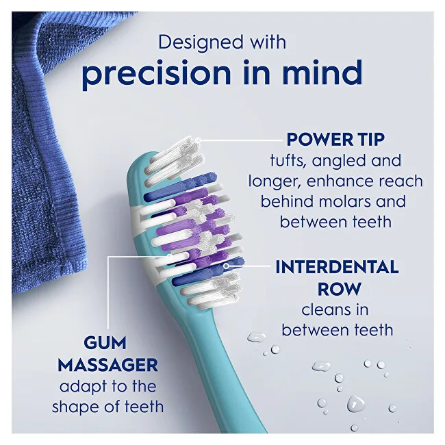 ORAL-B Pro-3D White Whitening Clean Medium Toothbrush 2 pcs thumbnail 2