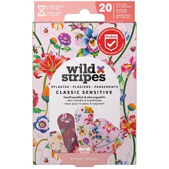 Wild Stripes Hypoallergenic patches Classic Sensitive Vintage Flowers 20 pcs. thumbnail 7