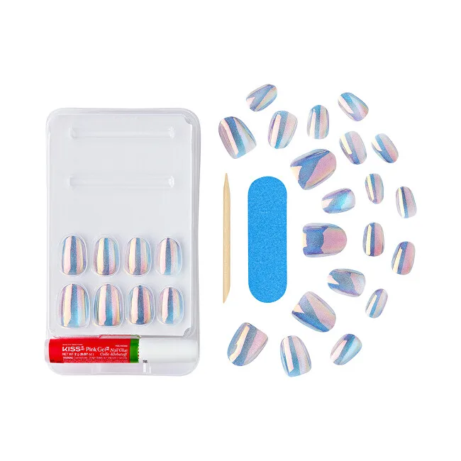 Kiss Gel nails Gel Fantasy Allure (Change Chance) 28 pcs thumbnail 6