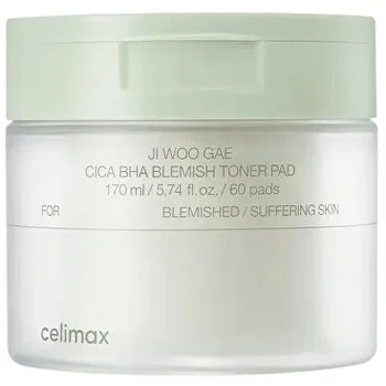 Celimax Ji Woo Gae Cica BHA Blemish Toner Pad thumbnail 6