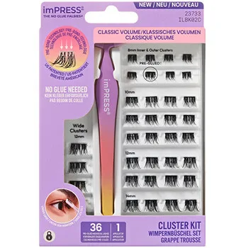 Kiss ImPRESS Press on False Eyelashes Kit 02C thumbnail 5