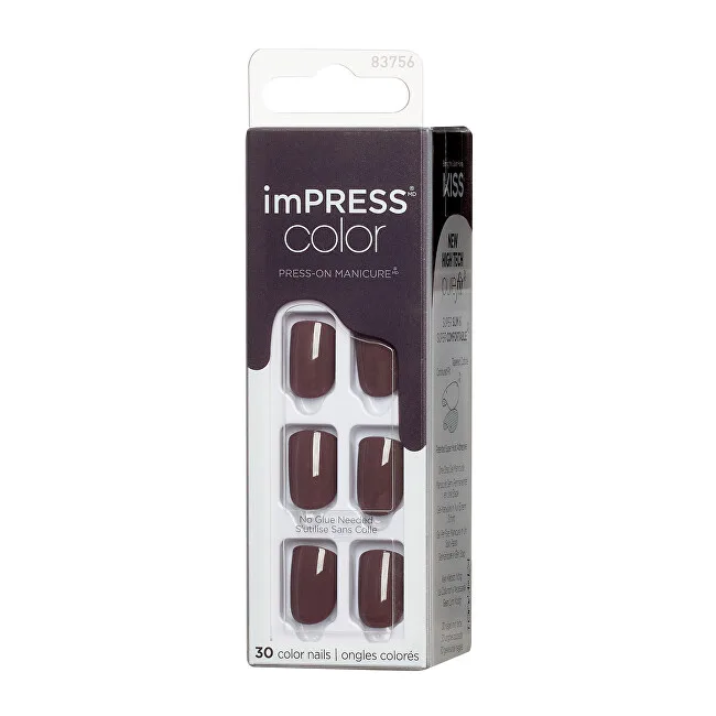 Kiss Kiss Self-adhesive nails imPRESS Color Try Gray 30 pcs thumbnail 2