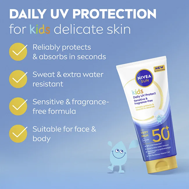 Nivea Sunscreen milk SPF 50+ Kids Daily UV Protect Milk thumbnail 2