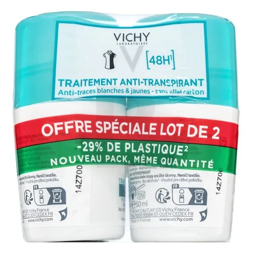 Vichy 48H Anti-Traspirant No White Marks & Yellow Stains Roll-On 2 x thumbnail 3