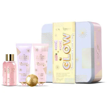 The Luxury Bathing Company Body care gift set in a tin box Orange & Ylang Ylang 4 pcs thumbnail 2