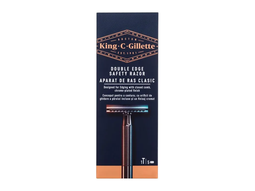 King c. double edge safety razor