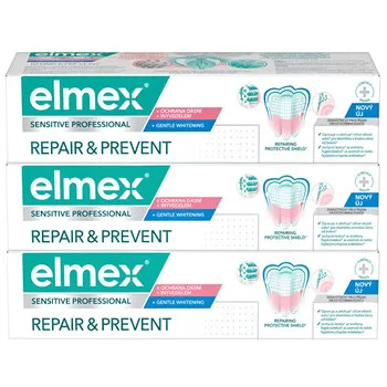 Elmex Toothpaste Repair & Prevent Gentle White 3 x thumbnail 2