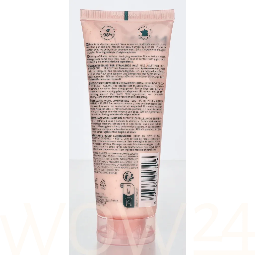 Nuxe Very Rose Radiance Face Scrub thumbnail 3