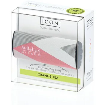 Millefiori Milano Icon Car Air Freshener Orange Tea Textil Geometric thumbnail 2