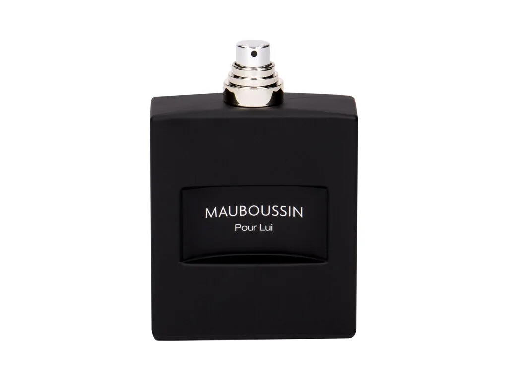 Pour lui in black