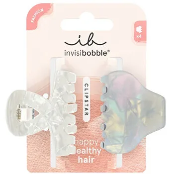 Invisibobble Hair clip Clipstar Pearly Frost M 2 pcs thumbnail 4
