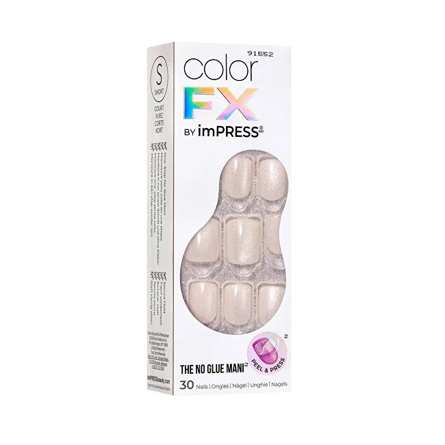 Kiss Kiss Glue-on nails ImPRESS Color FX - Rebel 30 pcs thumbnail 3