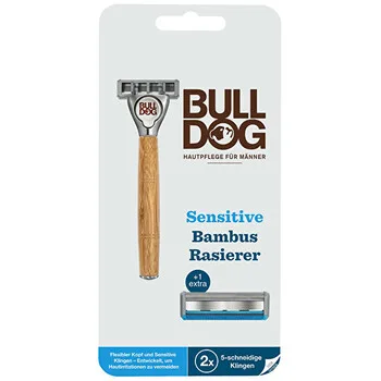 Bulldog Bamboo Sensitiv e shaver + 2 spare heads thumbnail 2