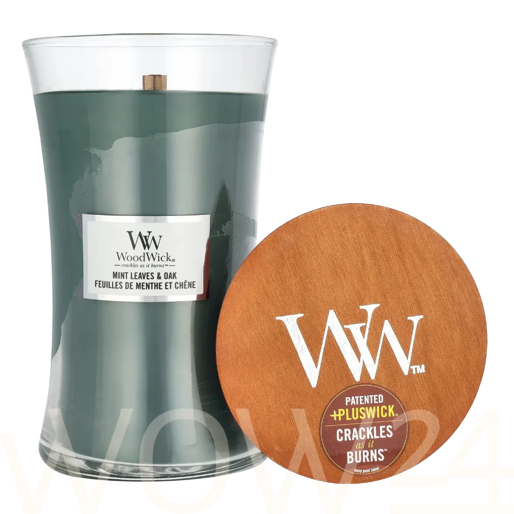 WoodWick mint leaves & oak thumbnail 4