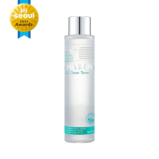 Mizon Exfoliating toner with acids and enzymes AHA & BHA (Daily Clean Toner) 150 ml thumbnail 2