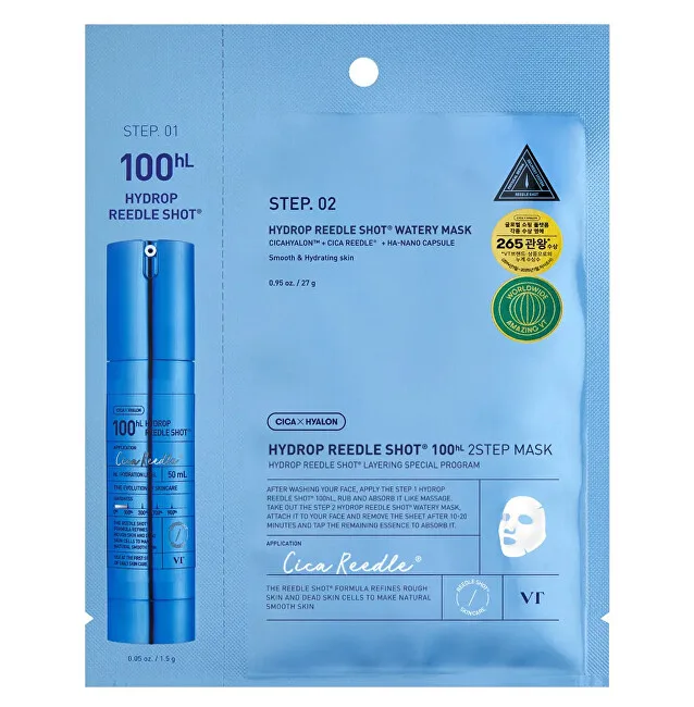 VT Cosmetics Hydrop Reedle Shot 100hL 2 Step Mask thumbnail 2