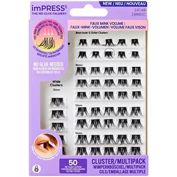 Kiss imPRESS Pre-glued Cluster Multi 05 Cluster Lashes thumbnail 5