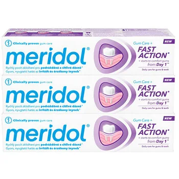 Meridol Fast Action Toothpaste 3 x thumbnail 3