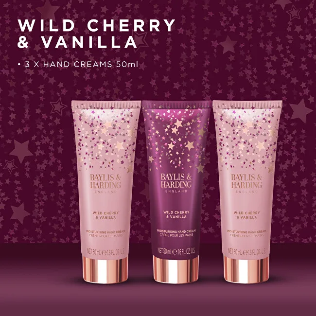 Baylis & Harding Wild Cherry & Vanilla Hand Cream Gift Set 3 pcs thumbnail 2