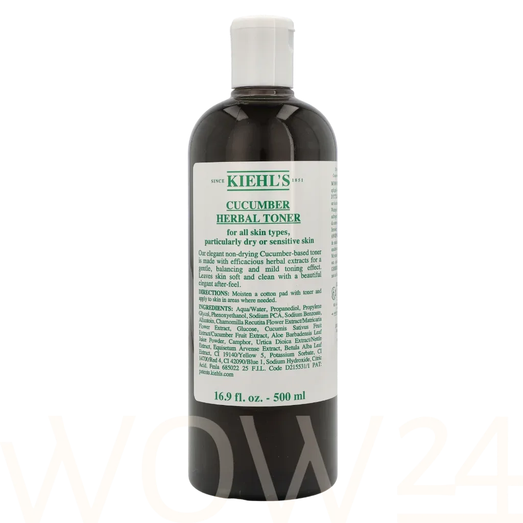 Cucumber herbal alcohol-free toner