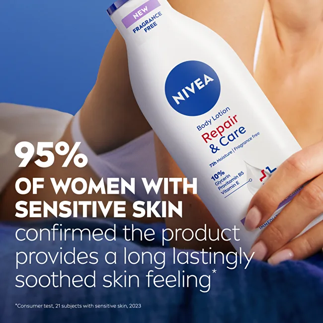Nivea Body lotion for dry and sensitive skin Repair & Care (Body Lotion) 400 ml thumbnail 7