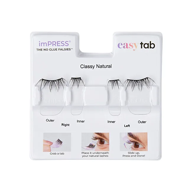 Kiss ImPRESS (Easy Tab) False Eyelashes thumbnail 7