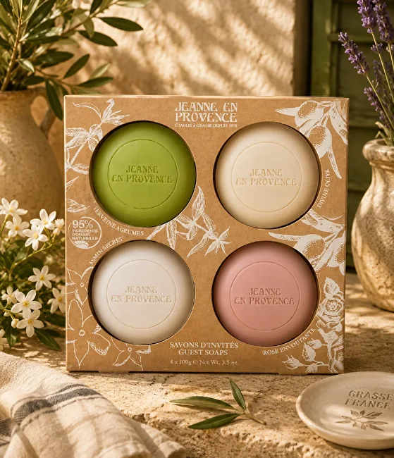 Jeanne En Provence Savons D`Invites - set of soaps 4 x thumbnail 2