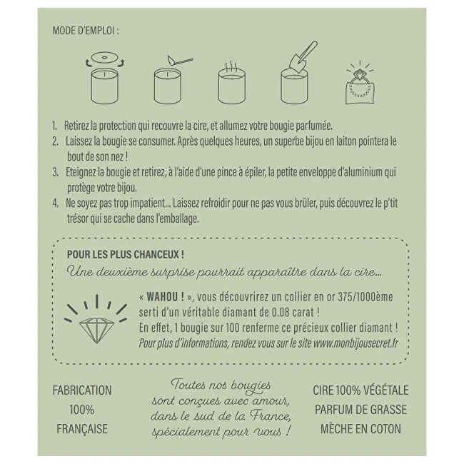 Troli Scented candle 40h with Almond jewel CCOAM100 thumbnail 3