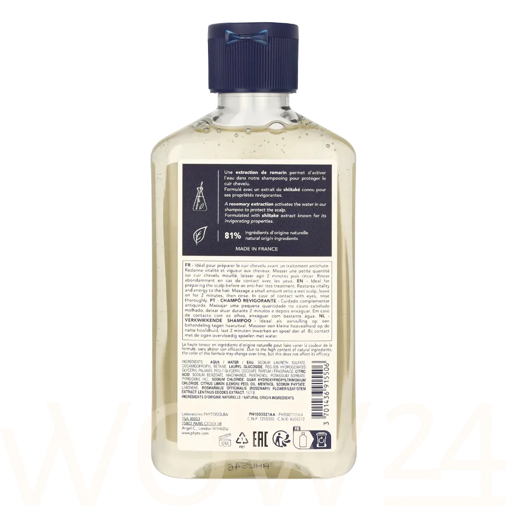 Phyto paris Phytocyane-Men Invigorating Shampoo thumbnail 3