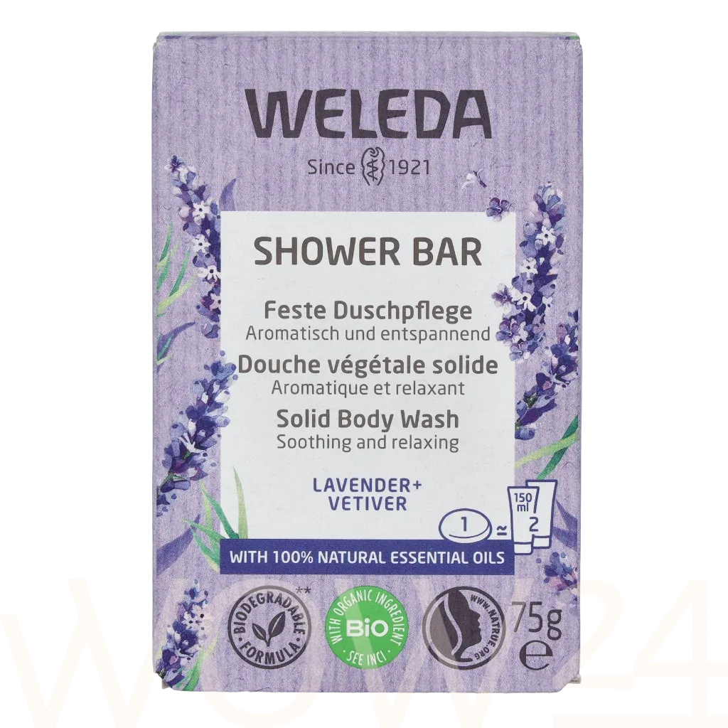 Weleda Shower Bar Lavender + Vetiver thumbnail 2