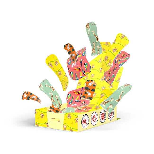Wild Stripes Kids Sensitive Jungle Vibe Plasters 20 pcs thumbnail 7
