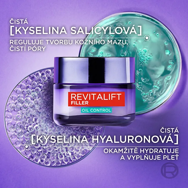 Loreal Skin cream for oily skin Revitalift Filler Oil Control (Cream) 50 ml thumbnail 2