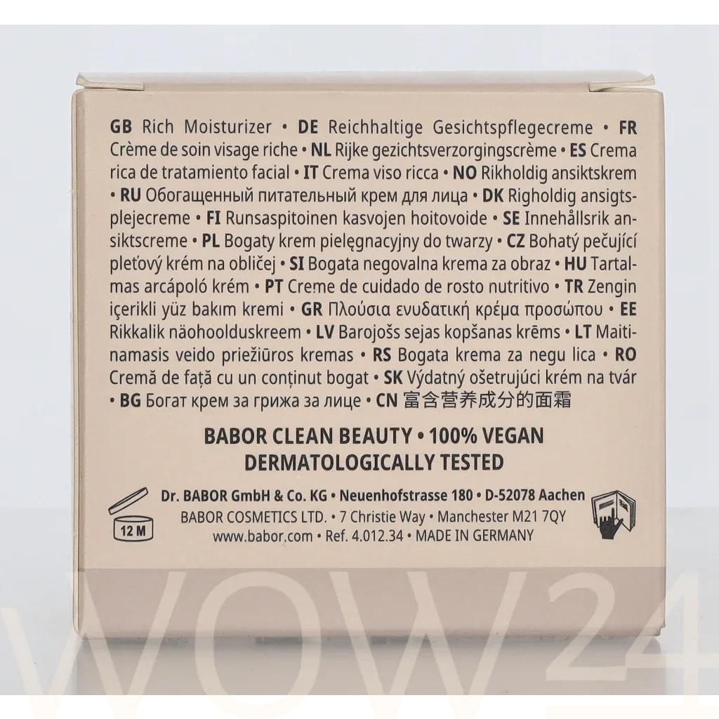 Babor Babor Skinovage Moisturizing & Lipid Rich Cream thumbnail 3