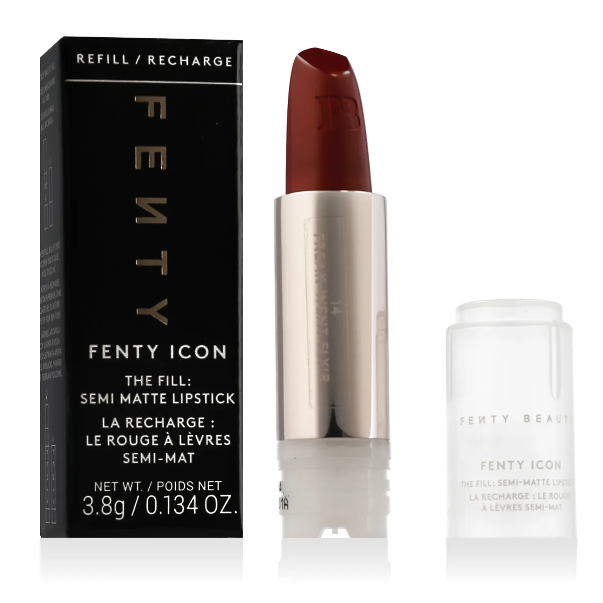 Fenty Beauty Fenty Beauty, Fenty Icon, Semi Matte, Cream Lipstick, 14, Refillable, 3.8 g thumbnail 2