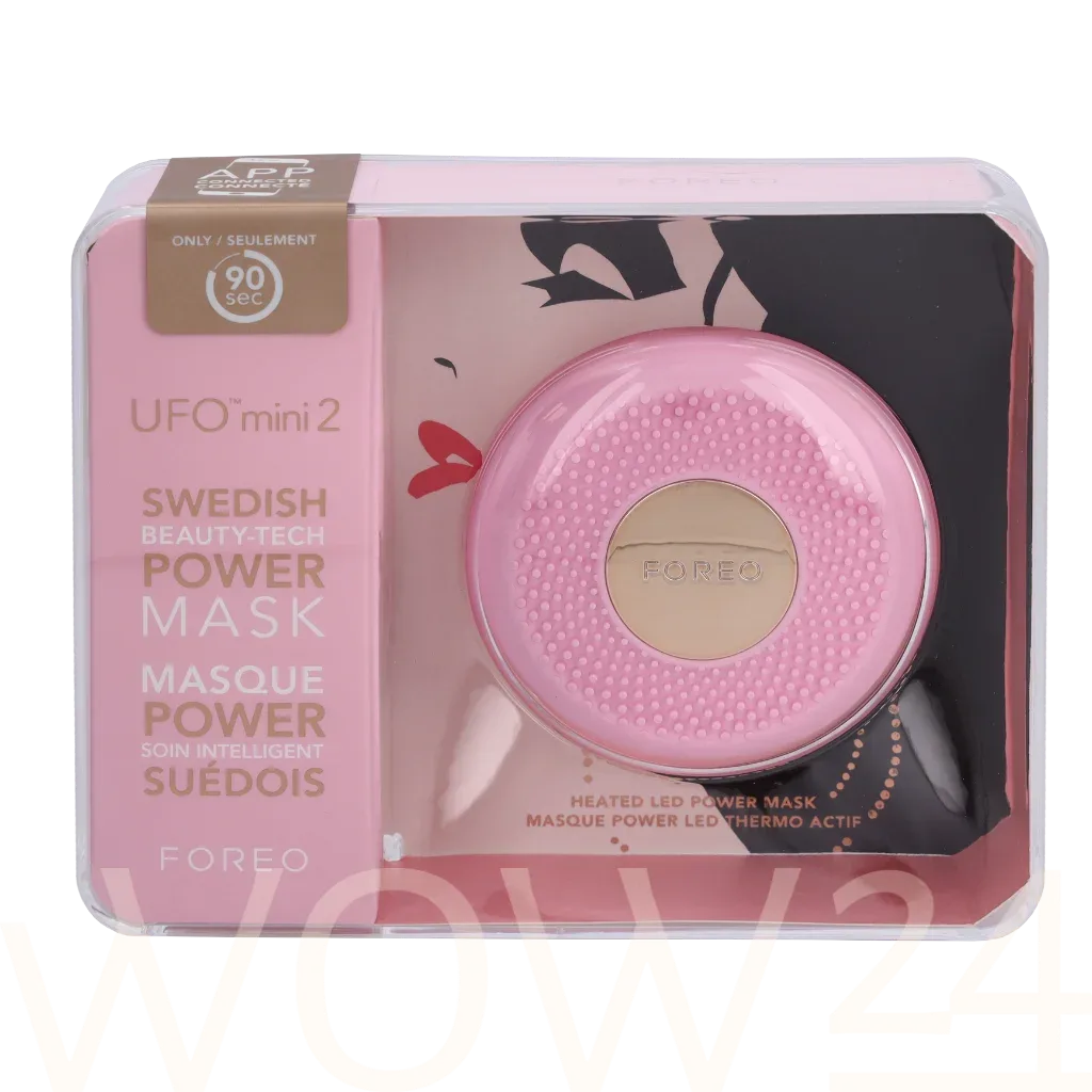 Foreo Foreo Ufo 2 Mini Power Mask & Light Therapy - Pearl Pink thumbnail 4