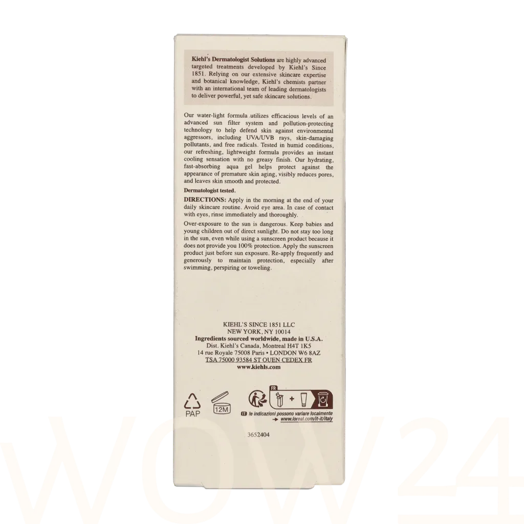 Kiehl´s Kiehl's D.S. Ultra Light Daily UV Defense Aqua Gel SPF50 thumbnail 3
