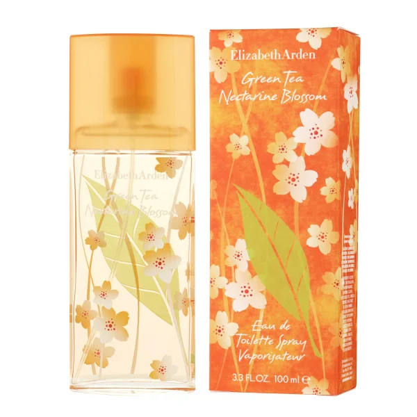 Green tea nectarine blossom