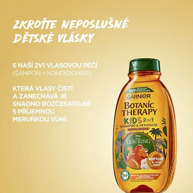 Garnier Botanic Therapy Kids Lion King Shampoo & Detangler thumbnail 4