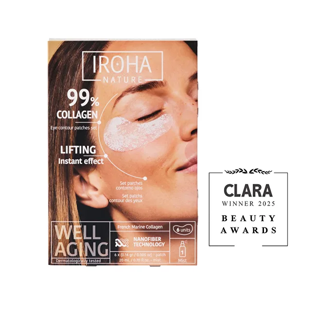 Iroha Collagen eye pads Eye Contour Patches 3 pairs + thumbnail 2