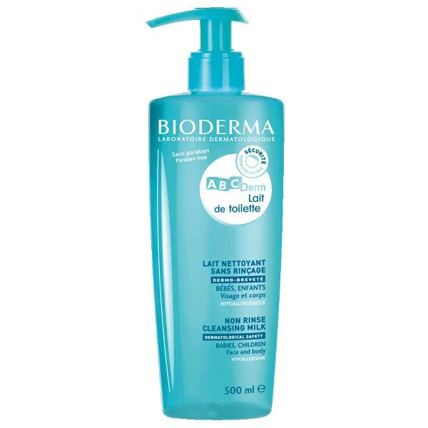 Abcderm non rinse cleansing milk