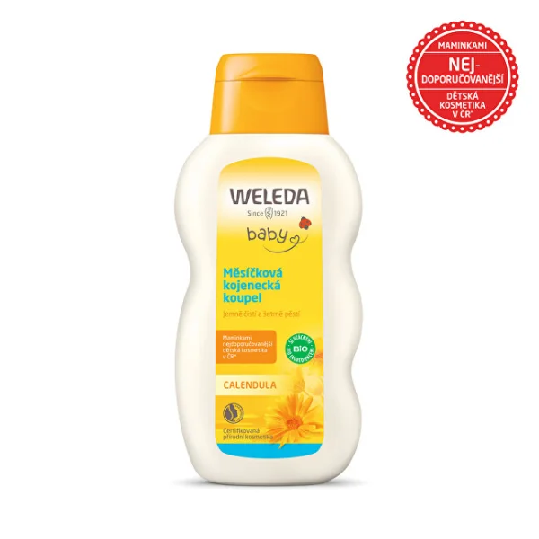 Baby calendula cream bath