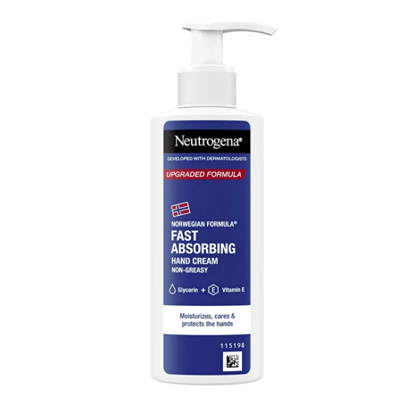 Norwegian formula fast absorbing hand cream