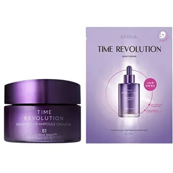 Missha Time Revolution Night Repair Cream & Mask Duo Set Gift Set thumbnail 2