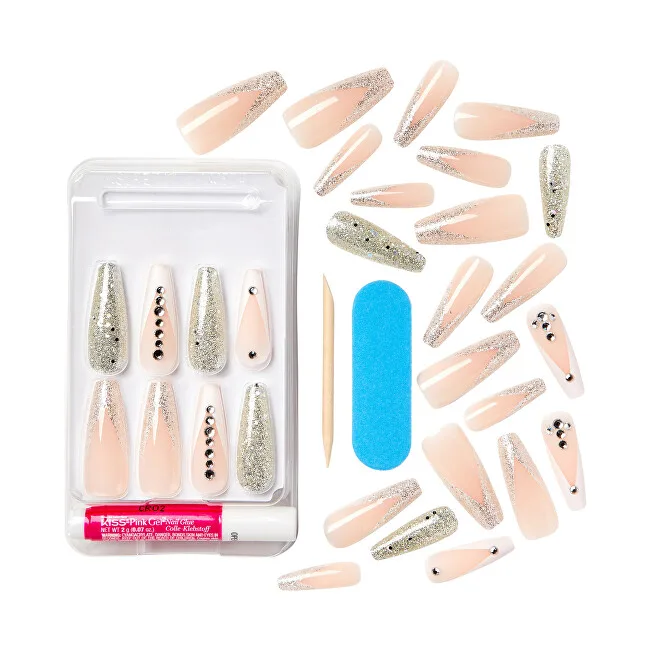 Kiss Kiss Adhesive nails Classy Nails Premium - Sophisticated 30 pcs thumbnail 3