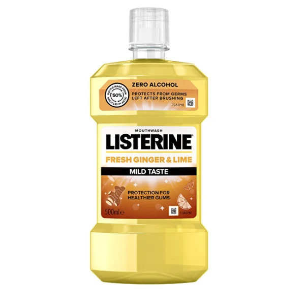 Fresh ginger & lime mild taste mouthwash