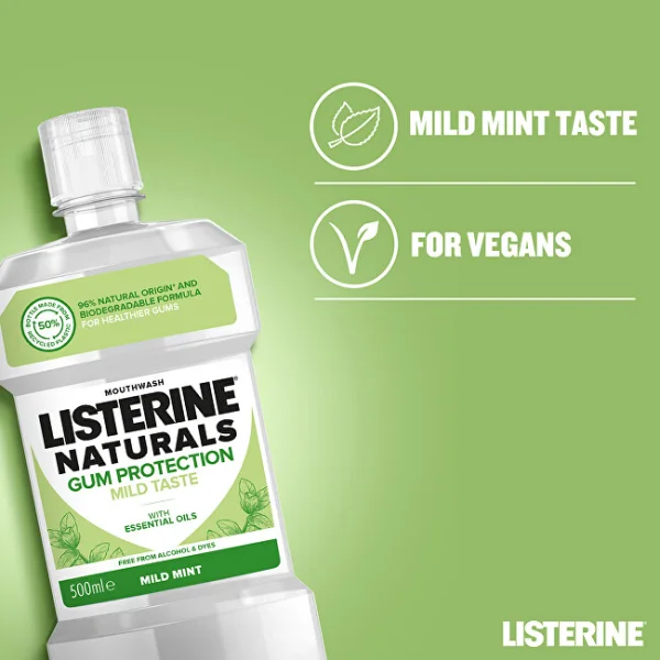 Naturals gum protection mild taste mouthwash thumbnail 8