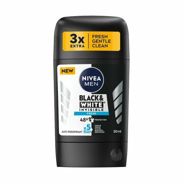 Men invisible for black & white fresh