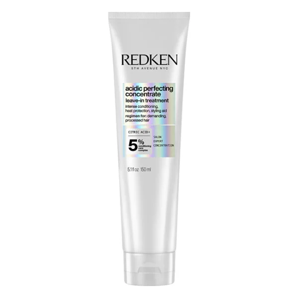 Acidic bonding concentrate leave-in treatment